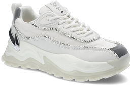 Cross Jeans Białe Sneakersy Damskie Stylowe Buty
