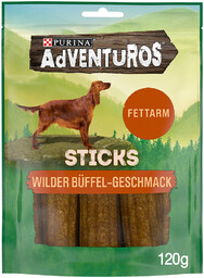PURINA Adventuros Sticks, dziki bawół - 120 g