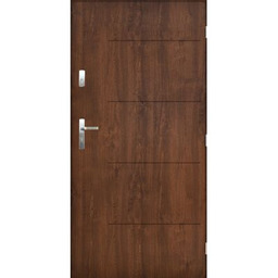 Drzwi zewnętrzne loara orzech 90 prawe