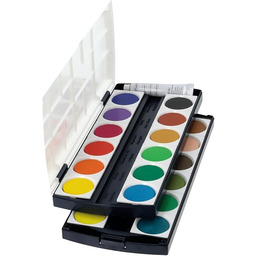 Herlitz Farby Szkolne, Wielokolorowy, 24 kolory