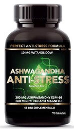 Ashwagandha Anit-Stress, Intenson, 90 tabletek