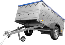 Przyczepka samochodowa 200x125 UNITRAILER GARDEN 201 KIPP