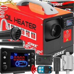 Ogrzewanie Postojowe 12kW Nagrzewnica Olejowa Spalinowa Webasto, 230V/12V