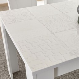 Stół do jadalni biały połysk 180 x 90