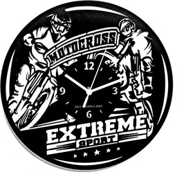 Instant Karma Clocks Zegar ścienny Motocross Extreme Enduro
