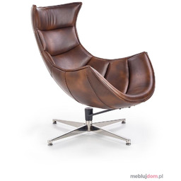Fotel LUXOR Halmar Brąz ciemny