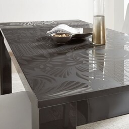 Stół do jadalni antracyt połysk 180 x 90