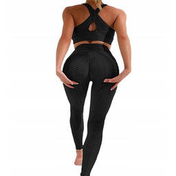 SPORTOWE LEGGINSY DAMSKIE PUSH UP ANTYCELLULITOWE