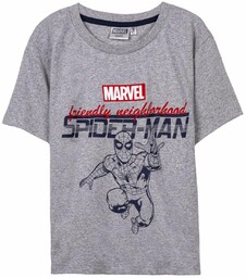 Szara koszulka chłopięca Spiderman