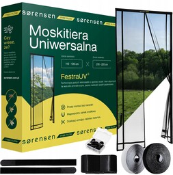 Sorensen Moskitiera Magnetyczna Drzwi Balkonowe 110/120/130 x 210/220
