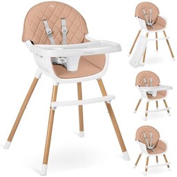 NUKIDO Krzesełko do karmienia Lilo Różowy