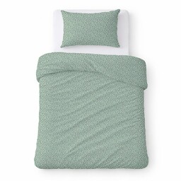 Karo Pościel z kory 140x200 miętowa w drobne