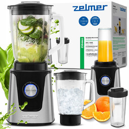 BLENDER KIELICHOWY ZELMER DO SMOOTHIE MIKSUJE KRUSZY LÓD