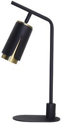 Lumes Nowoczesna czarna lampka stołowa - K362 F0-G02