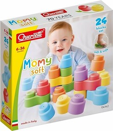 QUERCETTI Quercetti-4142 MOMY Soft, zabawki konstrukcyjne z miękkiego