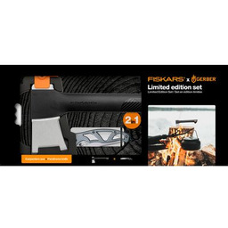 Zestaw siekiera A6 + nóż Gerber Fiskars 41,5