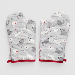 Komplet Rękawic Kuchennych Nuage 18x30 cm z motywem