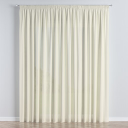 Firana na taśmie, prześwitujący ecru, Romantica