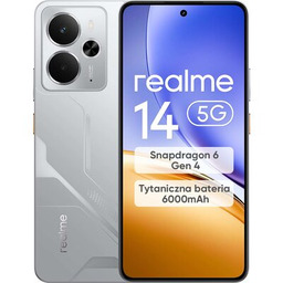 REALME Smartfon 14 5G 12/256GB 6.67" 120Hz Srebrny