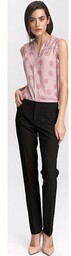 Klasyczne spodnie damskie SD39, Kolor czarny, Rozmiar 36,