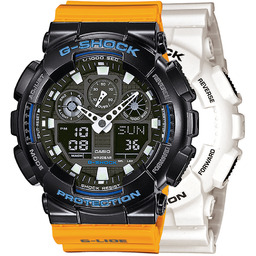 G-SHOCK SET GA-100B-7AER + BEZEL 10407691 + PASEK