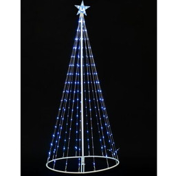 Choinka zewnętrzna 265 LED Flare zimny biały 182