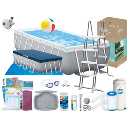 Basen Intex 400x200x122 Ogrodowy Stelażowy 26790 19w1