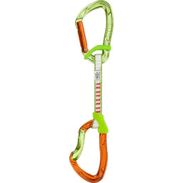 Climbing Technology Unisex Nimble Fixbar Ekspres Wspinaczkowy, Zielony/Pomarańczowy,