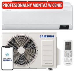 SAMSUNG Klimatyzator Split, Pompa ciepła powietrze - powietrze