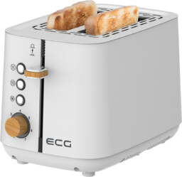 ECG ST 2768 toster Timber White, biały