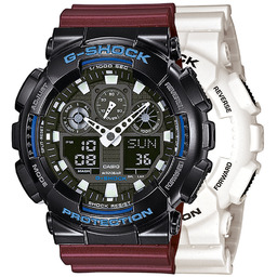 G-SHOCK SET GA-100B-7AER + BEZEL 10407691 + PASEK
