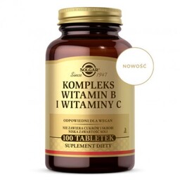 SOLGAR Kompleks Witamin B i Witaminy C, 100