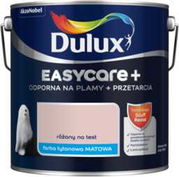 Farba tytanowa Dulux EasyCare+ Plamy+Przetarcia Różany na Test