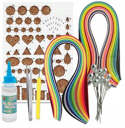 ZESTAW STARTOWY do quillingu Quilling paski igła