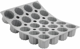 De Buyer 1856.21D forma silikonowa Mini Canelés, 20