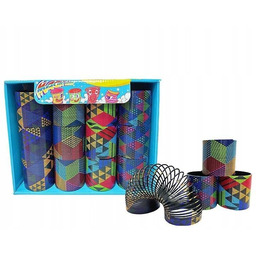 Sprężyna geometryczna (12szt), zabawka sensoryczna, Adar