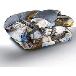 Home Passion Kołdra Wenecja Niebieska Bawełna Wielokolorowy 240