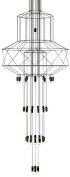 Lampa wisząca FLUSSO 43 czarna