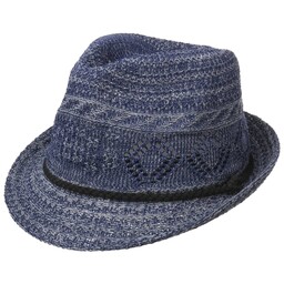 Kapelusz Trilby Camerson Cotton-Mix by Lipodo, ciemnoniebieski, cm