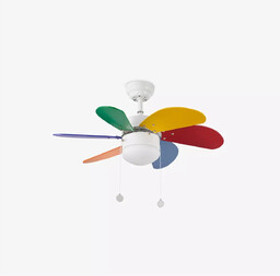 Faro Barcelona Wentylator sufitowy Palao S Multicolor
