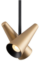 Maytoni Podwójna lampa wisząca Giro MOD095PL-02BS stożki mosiądz