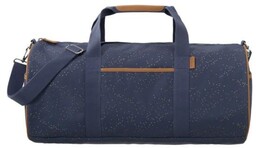 Fresk Torba Weekender bag Złote kropki Indigo
