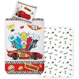 Disney Home Cars komplet pościeli dwustronnej dla dzieci,