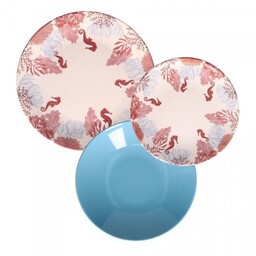 Rose&Tulipani Serwis Obiadowy Dla 6 Osób Seabed