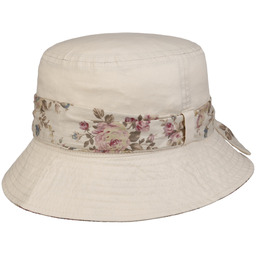 Kapelusz Tekstylny Flower Band Bucket by Lipodo, beżowy,