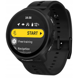 Zegarek sportowy Suunto Run All Black Silicone Strap