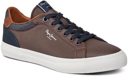 Sneakersy Pepe Jeans PMS30839 Brązowy