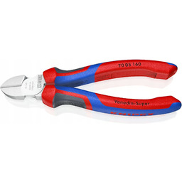 Szczypce tnące boczne kombinerki uniwersalne chromowane Knipex 70