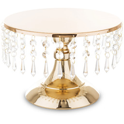 Patera taca metalowa kryształki złota 17,5x25 142003