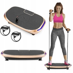 Platforma Wibracyjna Wibrująca Treningowa Masażer Fitness Z Linkami